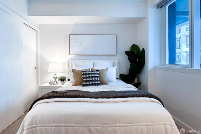 1688 Pine St Unit E709, San Francisco, CA 94109 - carpeted bedroom featuring a closet