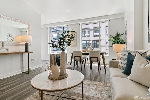1688 Pine St Unit E709, San Francisco, CA 94109 - living area with wood finished floors and baseboards