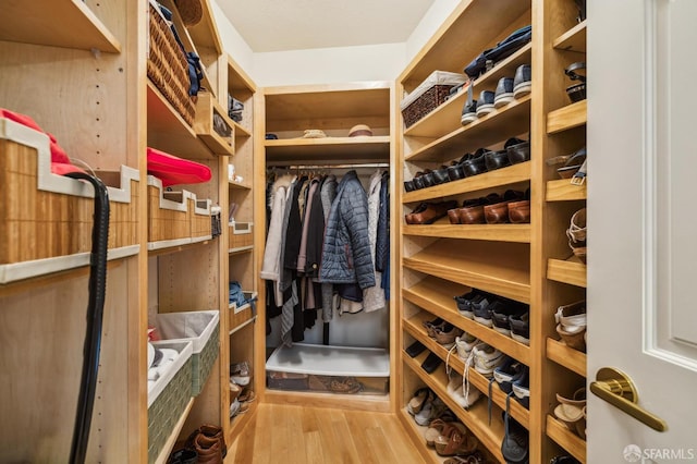 12553 Parker Ranch Ct, Saratoga, CA 95070 - spacious closet with wood finished floors