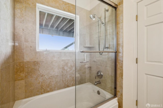 12553 Parker Ranch Ct, Saratoga, CA 95070 - bathroom featuring bath / shower combo with glass door