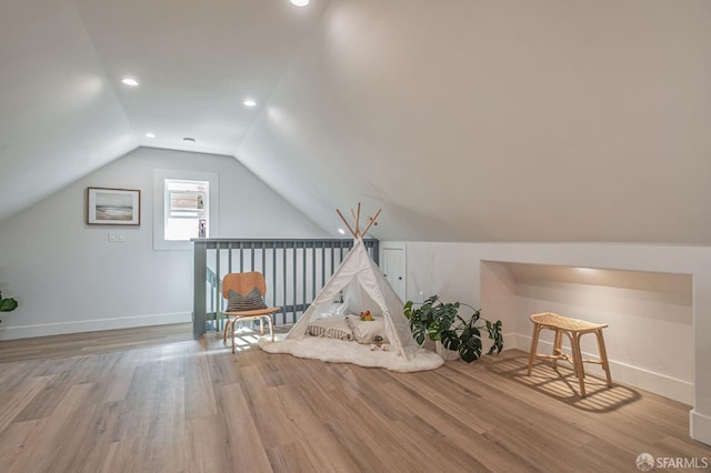 278 Whitney St, San Francisco, CA 94131 - bonus room with wood finished floors, vaulted ceiling, and recessed lighting