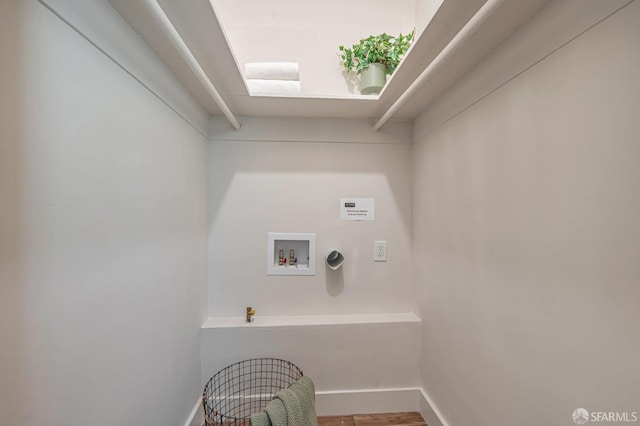278 Whitney St, San Francisco, CA 94131 - washroom featuring hookup for a washing machine and wood finished floors