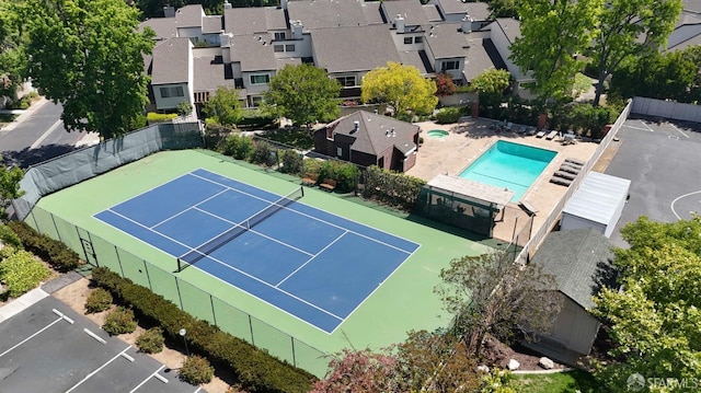 1945 Las Encinas Ct, Los Gatos, CA 95032 - view of tennis court featuring a community pool