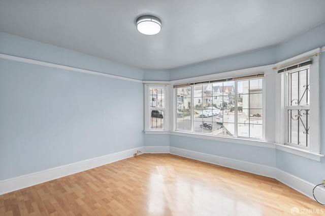 3328 San Jose Ave, Daly City, CA 94014 - spare room featuring baseboards and wood finished floors