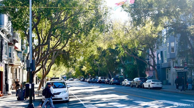 view of road