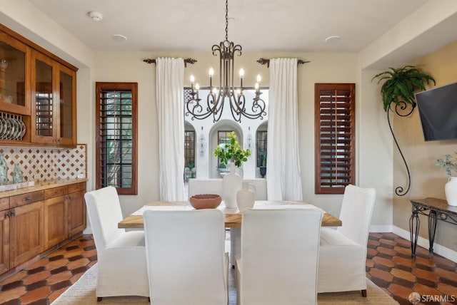4542 Lilac Ridge Rd, San Ramon, CA 94582 - dining area featuring a chandelier and dark flooring