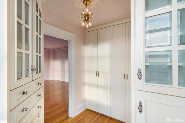 1800 Gough St Unit 7, San Francisco, CA 94109 - interior space featuring light wood finished floors and a chandelier