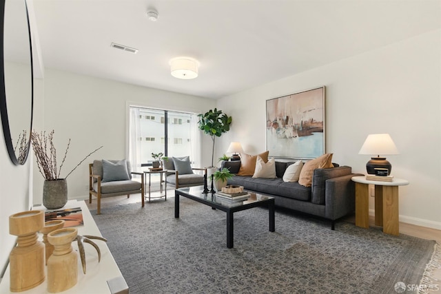 1278 La Playa St, San Francisco, CA 94122 - living area with baseboards and wood finished floors