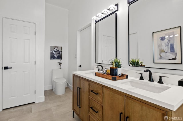 226 Rutledge St, San Francisco, CA 94110 - bathroom featuring double vanity and toilet