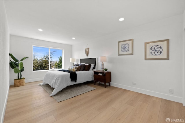 226 Rutledge St, San Francisco, CA 94110 - bedroom featuring light wood finished floors, baseboards, and recessed lighting