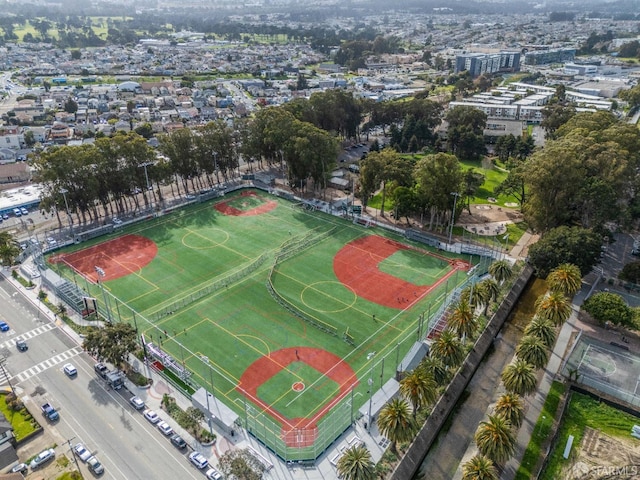 drone / aerial view