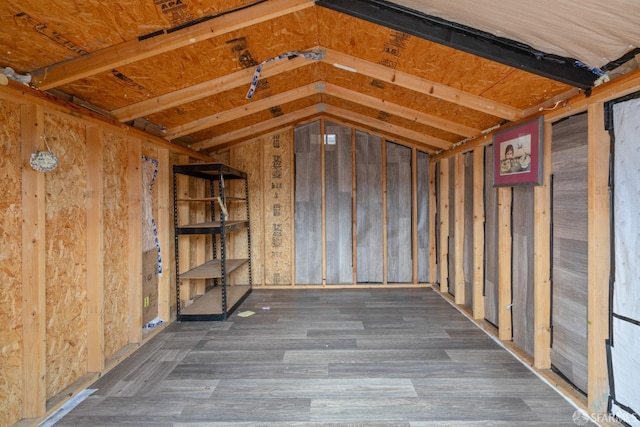 view of storage room