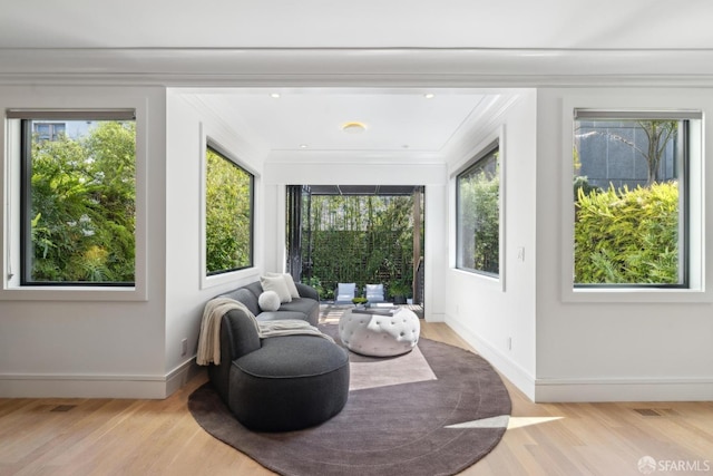 sunroom / solarium with plenty of natural light