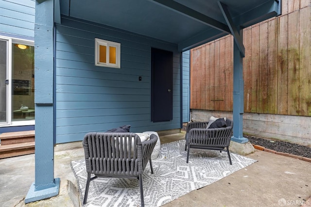 75 Lurline St, San Francisco, CA 94122 - view of patio / terrace featuring outdoor lounge area