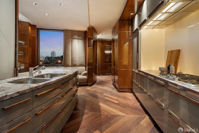 947 Green St Unit 6, San Francisco, CA 94133 - bathroom with a sink and wood finished floors