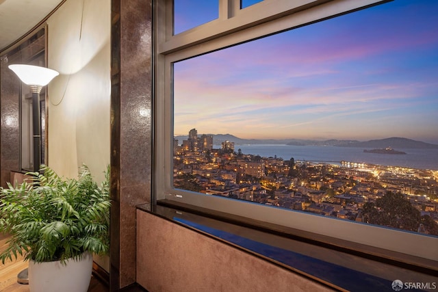 947 Green St Unit 6, San Francisco, CA 94133 - balcony with a water and mountain view