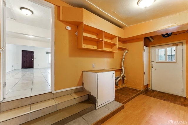 1220 Mesa St, Concord, CA 94518 - kitchen with light wood-style floors and open shelves