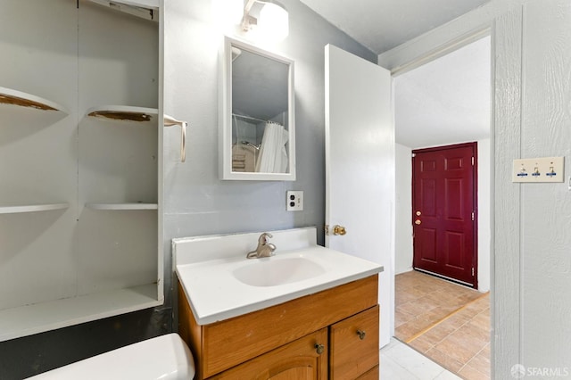 1220 Mesa St, Concord, CA 94518 - full bath featuring vanity and curtained shower
