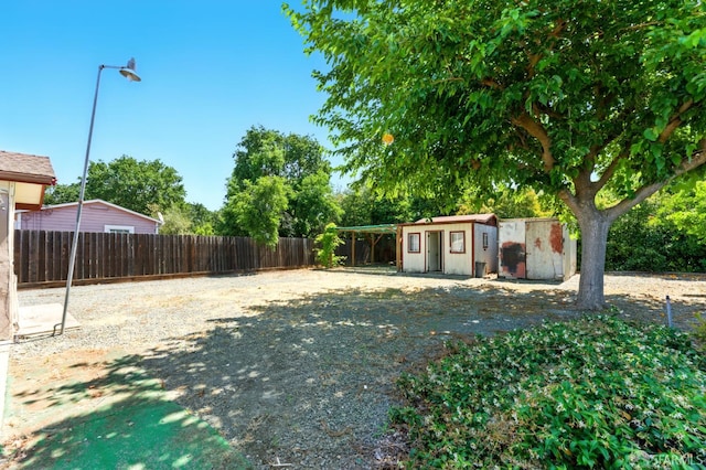 1220 Mesa St, Concord, CA 94518 - fenced yard featuring a storage shed