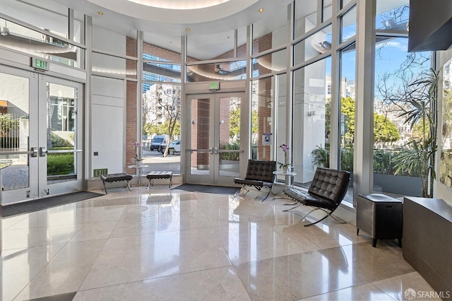 view of community lobby