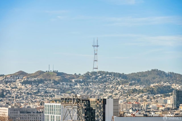 city view featuring a mountain view