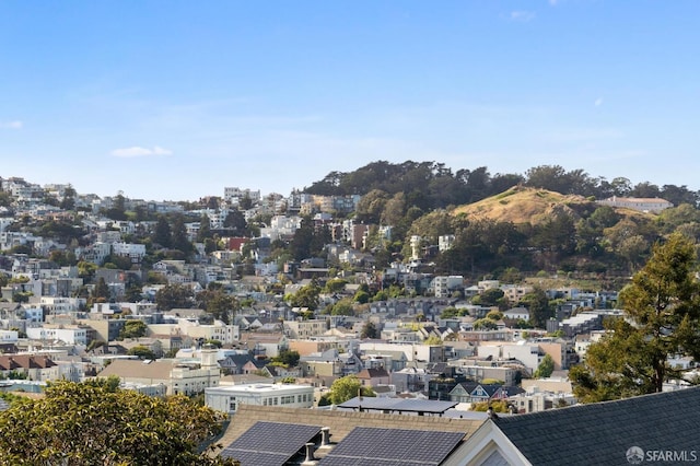 exterior space with a residential view