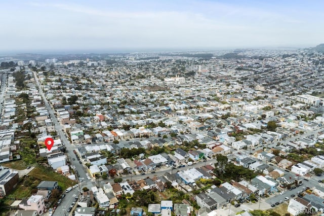 drone / aerial view featuring a residential view