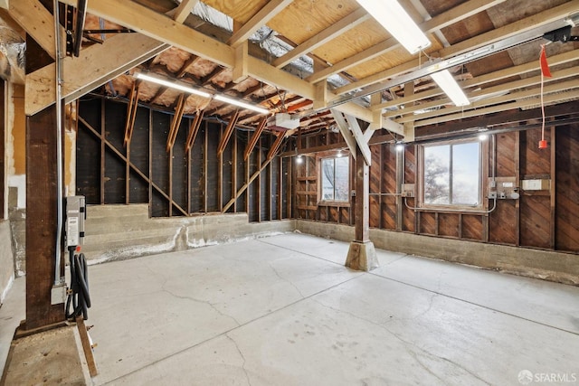 miscellaneous room featuring concrete floors