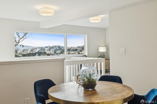 view of dining space