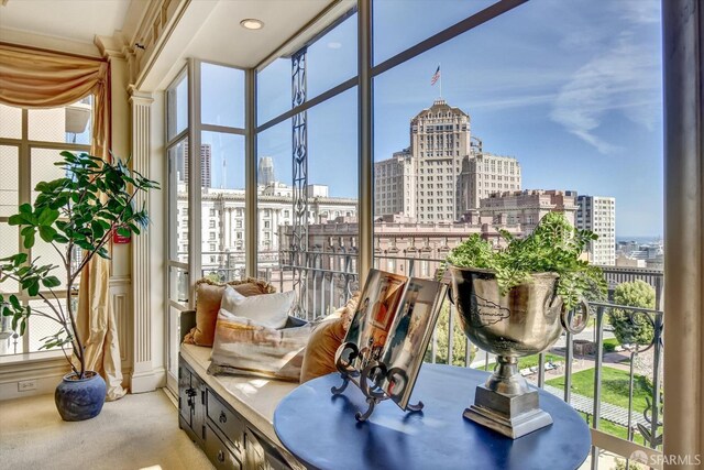 1190 Sacramento St Unit 6, San Francisco, CA 94108 - balcony featuring a city view