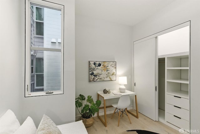4038 18th St, San Francisco, CA 94114 - office area featuring light wood-style floors