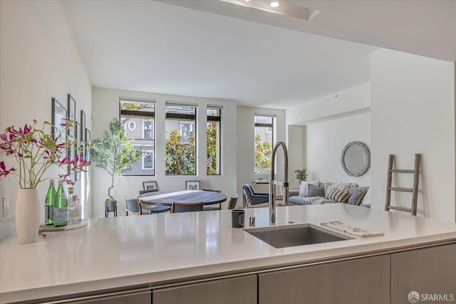 kitchen featuring sink