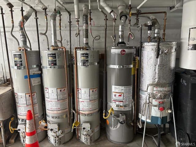 1646 19th Ave, San Francisco, CA 94122 - utility room with secured water heater and water heater