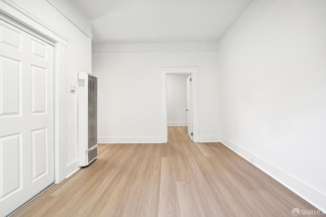 interior space featuring light hardwood / wood-style floors