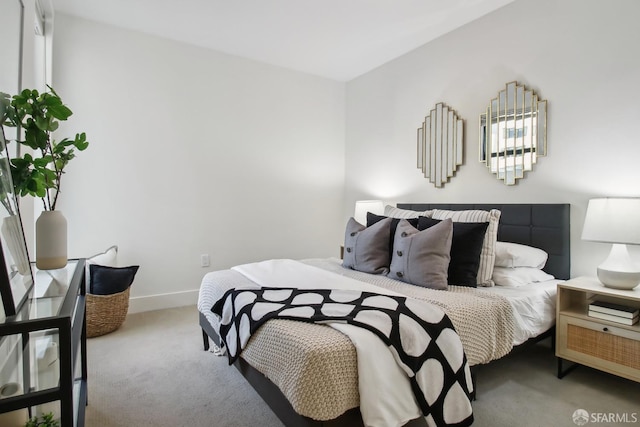 bedroom with carpet flooring