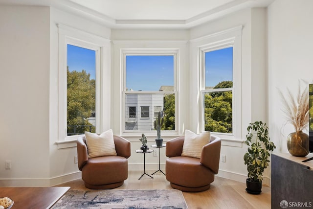 1234 Francisco St Unit 6, San Francisco, CA 94123 - living area with wood finished floors and baseboards
