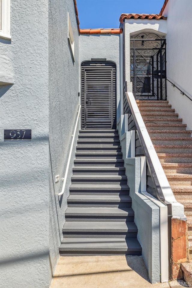 view of staircase