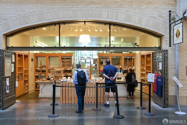 333 1st St Unit N307, San Francisco, CA 94105 - building lobby featuring brick wall