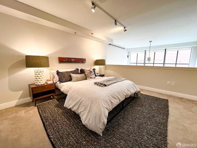 1 Bluxome St Unit 317, San Francisco, CA 94107 - bedroom with carpet floors and track lighting
