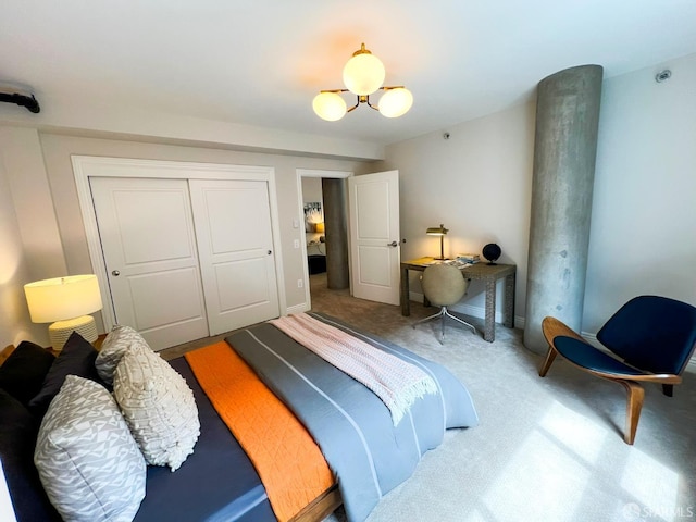 1 Bluxome St Unit 317, San Francisco, CA 94107 - bedroom with a closet and carpet flooring