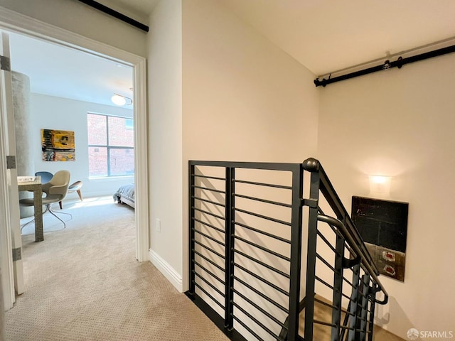 1 Bluxome St Unit 317, San Francisco, CA 94107 - stairs featuring carpet flooring and baseboards