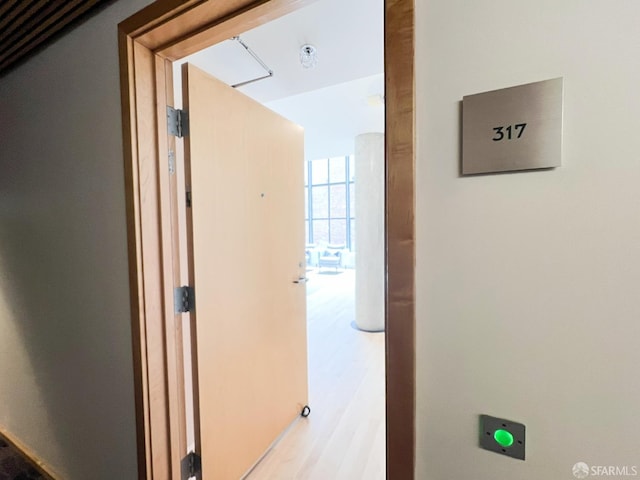 1 Bluxome St Unit 317, San Francisco, CA 94107 - corridor with wood finished floors