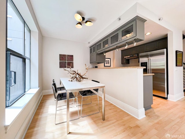 1 Bluxome St Unit 317, San Francisco, CA 94107 - dining area with light wood finished floors