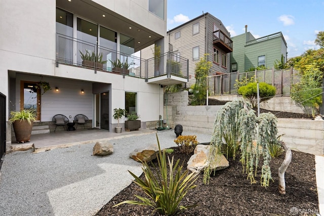 exterior space with a patio area