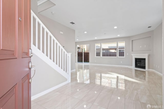 view of foyer entrance