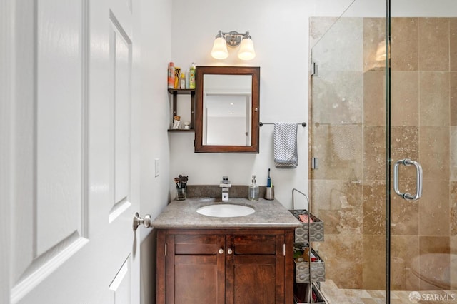 2922 Pine St, San Francisco, CA 94115 - bathroom featuring vanity and a stall shower