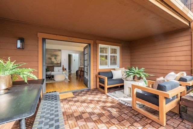 view of patio / terrace with outdoor lounge area