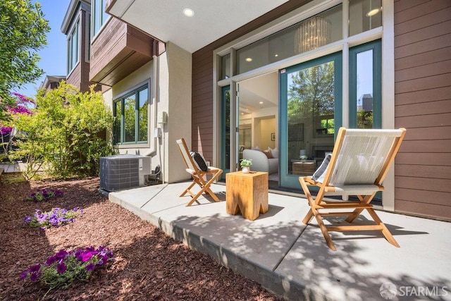 16 Barneson Ave, San Mateo, CA 94402 - view of patio featuring central AC unit