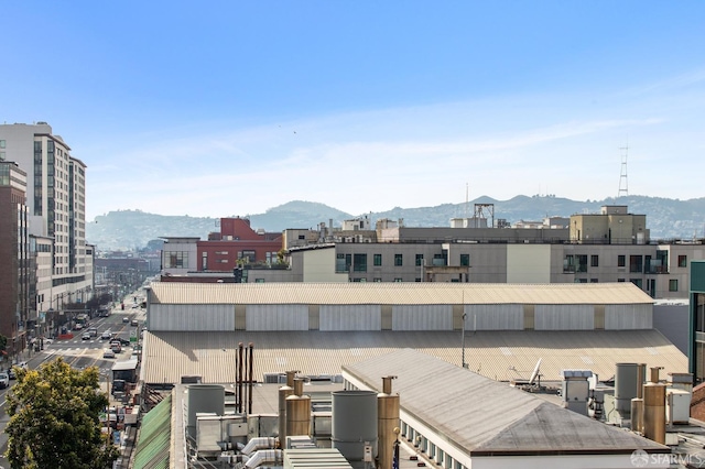 view of city with a mountain view