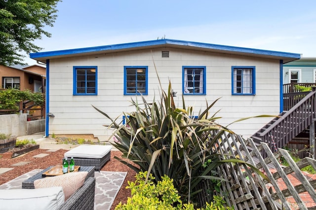 view of back of property